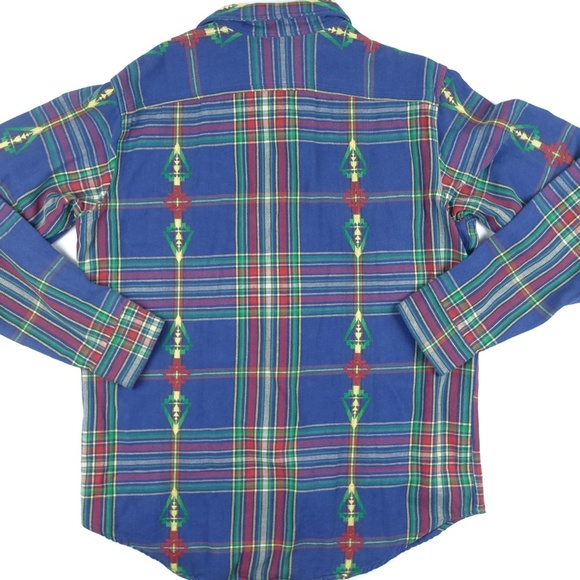 Ralph Lauren Aztec Tribal Plaid Button Down Shirt - Picture 5 of 5